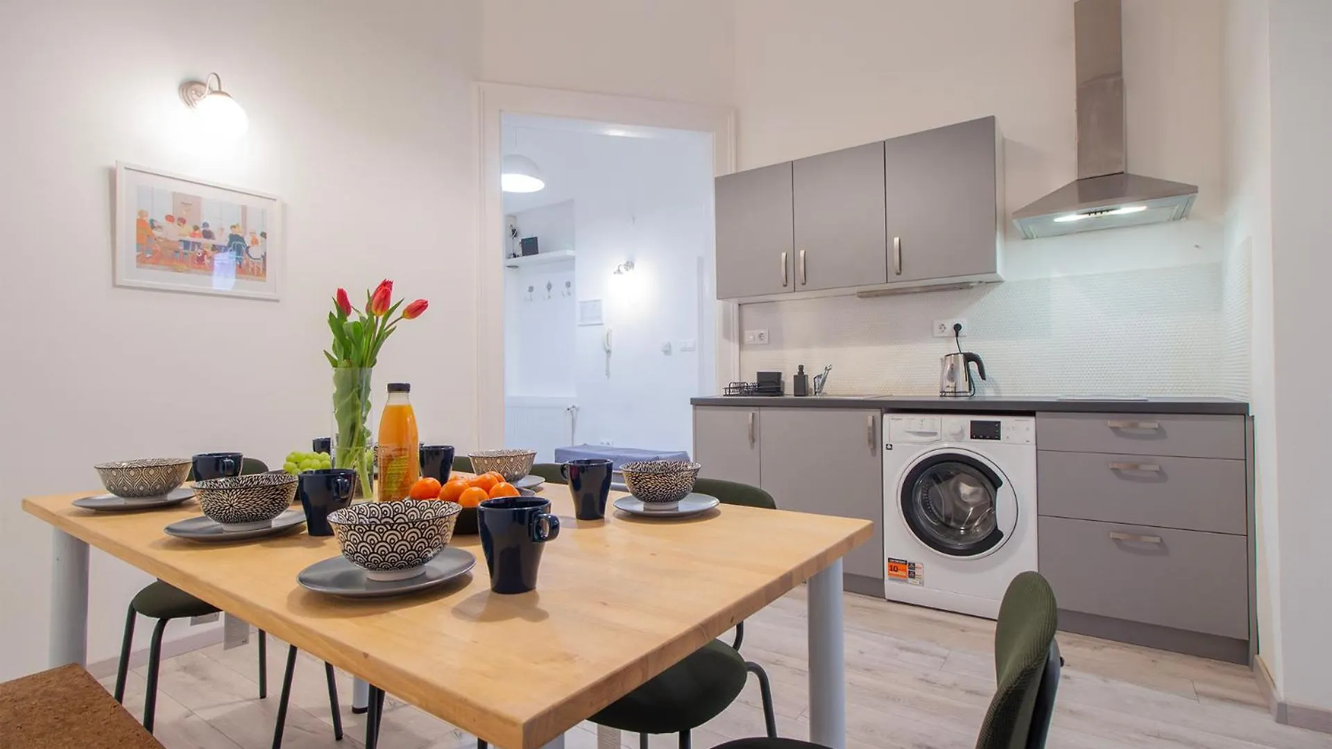 Dohany Apartment With 3Bedroom 1,5Bath - 9People Budapeszt
